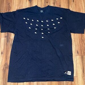 Jordan AF-1 Black Tee Sz XL